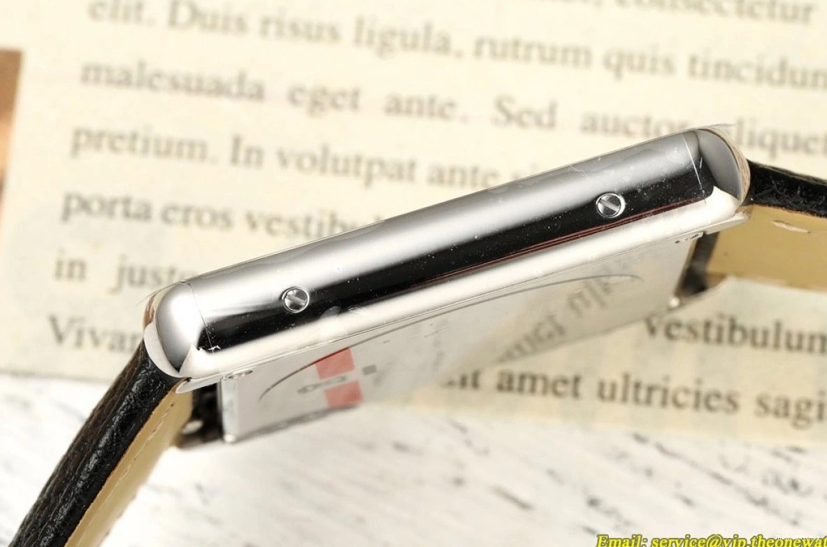 Grain Lychee Quartz White Cartier - AF Solo Dial 27.4mm on Tank Leather 0316